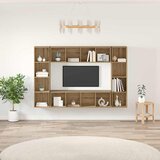  Set TV komoda 4 pcs Smeđa 37 x 37 x 142,5 cm Konstruirano drvo | Eponuda.com