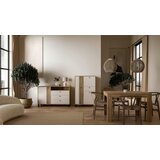 Hom`in vitrina, barve hrasta, peščene barve | Shoptok.si