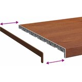  Prozorska klupčica Smeđe drvo 100 x 50 x 4,5 cm PVC | shoptok.hr