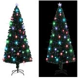  Umjetno božićno drvce sa stalkom LED 210 cm optička vlakna | shoptok.hr