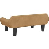  Dječja fotelja smeđa 70x40x24 cm baršunasta | shoptok.hr
