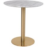House Nordic Okrogla jedilna miza z mizno ploščo v marmornem dekorju ø 70 cm Bolzano – Cene