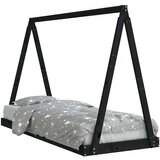  Za dječji krevet crni 80 x 200 cm od masivne borovine | shoptok.hr