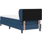 Box Spring Postelja s Blazino Modra 80x200 cm Tkanina, (22053009) | Shoptok.si