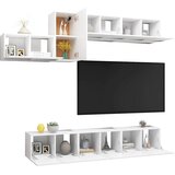  7-dijelni set TV ormarića bijeli od konstruiranog drva | Eponuda.com