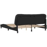  Okvir za krevet s uzglavljem crni 180x200 cm od umjetne kože | shoptok.hr