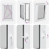  Prozor za podrum RISOR 60 x 100 cm PVC i staklo Antracit | shoptok.hr