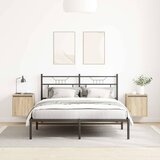  Zidni noćni ormarići 2 kom hrasta sonome 38x34x40 cm | Eponuda.com