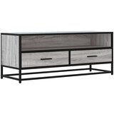 vidaXL TV omarica siva sonoma 100x34,5x40 cm inženirski les in kovina | Shoptok.si