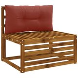  Jastučić za leđa PUTTEN 100% poliester Crvena 80 x 40 x 10 cm - Crvena 80 x 40 x 10 cm Melange | shoptok.hr