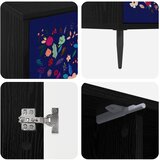  ormar MAINZ 102 x 33 x 51 cm Crni hrast Konstruirano drvo | shoptok.hr