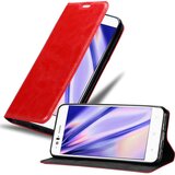 Cadorabo Ohišje, združljivo z BQ Aquaris M5 v rdeče jabolko - Zaščitni ovitek z magnetnim zapiranjem, stoječo funkcijo in režo za kartice, (20558167) | Shoptok.si
