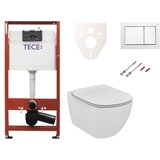 Ideal Standard SIKOTSE0 Testra brezrobna WC školjka s kompletom TECE 9400400 | Shoptok.si