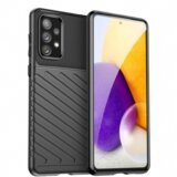 Onasi silikonski ovitek tunder armor za samsung galaxy A54 - črn Cene