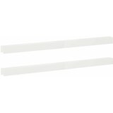 Profil za rubove vrta 2 kom. 100 x 5 x 5 cm Čelik Bijela | shoptok.hr