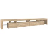 TV ormarić s LED svjetlima boja hrasta sonome 290x36,5x40 cm | shoptok.hr