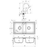 Deante set sudopera ZQZ 7203 + slavina BEN 762M-ZQZA7203 | ePonuda.com