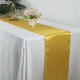 Ruhhy satenski božićni nadstolnjak 900 x 36 cm, zlatni | shoptok.hr