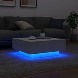  Stolić za kavu s LED svjetlima bijeli 80x80x31 cm | shoptok.hr