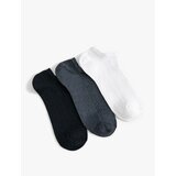 Koton 3-Piece Booties Socks Set Multicolor Textured Cene