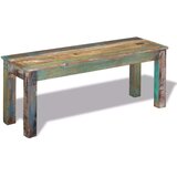 vidaXL Klupa od masivnog obnovljenog drva 110 x 35 x 45 cm | shoptok.hr