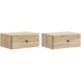  Stenski nočni omarici 2 pcs Sonoma hrast 49 x 34,5 x 20 cm, (5000209970) | Shoptok.si