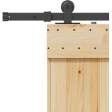  Klizna vrata NARVIK 85 x 210 cm (213,5 cm) Prirodna i crna | shoptok.hr