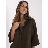 Italy Moda Shirt-MI-KS-6537.74P-dark brown | shoptok.hr