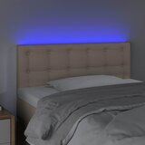  LED uzglavlje boja cappuccina 80 x 5 x 78/88 cm od umjetne kože | shoptok.hr