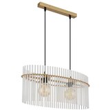 Globo 15698H3M - visilica na sajli gorley 2xE27/60W/230V zlatni | Eponuda.com