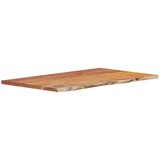  Kupaonska radna ploča 110x60x2,5 cm pravokutna od drva bagrema | shoptok.hr
