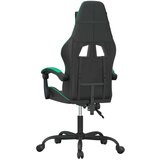  Igraća stolica crno-zelena od umjetne kože | shoptok.hr