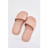 Boto Women's Platform Slippers Made Of Eco Suede Dirty Pink Jorina | Shoptok.si