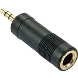 Lindy 35621 utičnica audio adapter [1x 3,5 mm banana utikač - 1x priključna doza za 6,3 mm banana utikač] crna | Eponuda.ba
