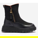 Resti Black women's flat-heeled boots Mefina- Footwear | ePonuda.com