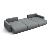 Cosmopolitan Design Siva raztegljiva kotna sedežna garnitura s prostorom za shranjevanje (v obliki črke "U") Belfast – | Shoptok.si