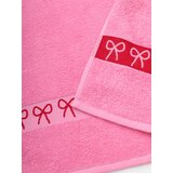 Sinsay Pamučni ručnik za kupanje s jacquard obrubom s mašnicama | shoptok.hr