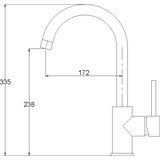  Aquasanita Sabia 5523 Krom | shoptok.hr