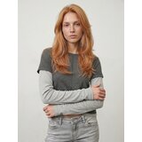 Sinsay Rebrasta majica s dugim rukavima | shoptok.hr