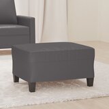 vidaXL Stolček za noge siv 70x55x41 cm umetno usnje | Shoptok.si