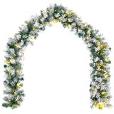  Set mini božićnih drvaca 45 cm 125 LED lampica Topla bijela PVC - Bijela 45 cm s LED svjetlima | shoptok.hr