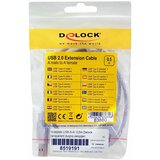 Delock Podaljšek USB A-A 0,5m transparent dvojno oklopljen 83880 Cene