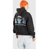 Wizard Gang Boxy Pulover s kapuco black