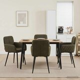  Trpezarijske stolice 4 pcs Umetnička suknja koža | shoptok.hr