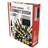 STANDARD LED povezovalna božična veriga – ledene sveče, 2,5 m, zun., topla bela | Shoptok.si