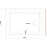Linni ogledalo za kupatilo 055 led 60x80 | ePonuda.com