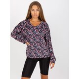 RUE PARIS Blouse-RV-BZ-8132.60-navy blue | Shoptok.si