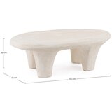 BIZZOTTO Krem stolić za kavu od polyresina 62x102 cm Albin – | shoptok.hr