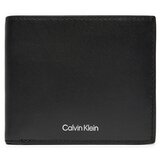 Calvin Klein Velika moška denarnica Ck Sleek Bifold 5cc W/Coin K50K512691 Črna Cene