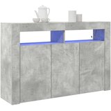  Kreveta Betonski sivi 116 x 30 x 75 cm Konstruirano drvo | shoptok.hr